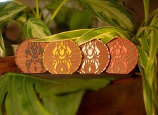 Médaillon Souvenir Koh Lanta 2024 La Tribu Maudite - Pack De 4