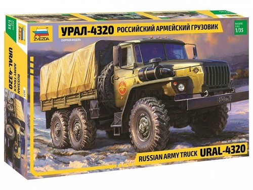 Zvezda 3654 ural 4320 - 3654, 1/35