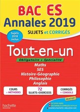 Annales Bac 2019 Tout-en-un