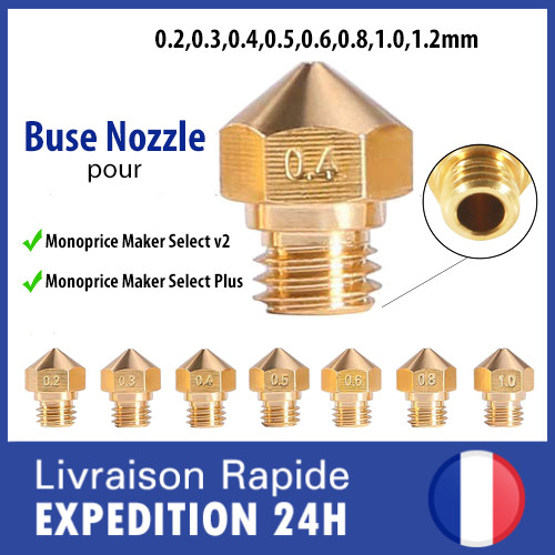 Buse laiton nozzle pour