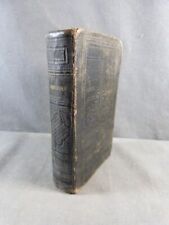PAROISSIEN ROMAIN CUIR Gaufré, Ancien Missel, livre de messe, Mame, Tours 1856