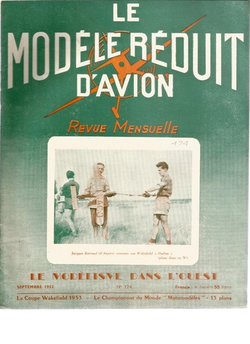 Mra 174 plan planeur - n°174,