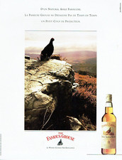publicité Advertising 0923   1990    Scotch whisky The Famous Grouse