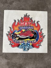 Gepy Dragster Racing Team ancien Sticker Autocollant Publicitaire