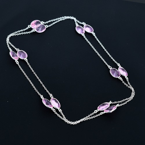 Collier cadeau ovale - , pierres