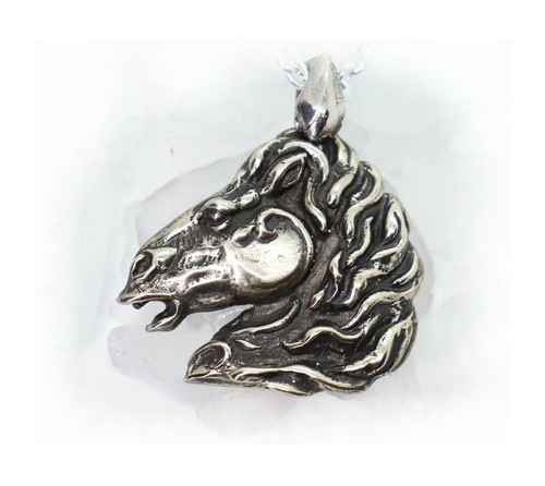 Horse sterling silver pendant - horse,
