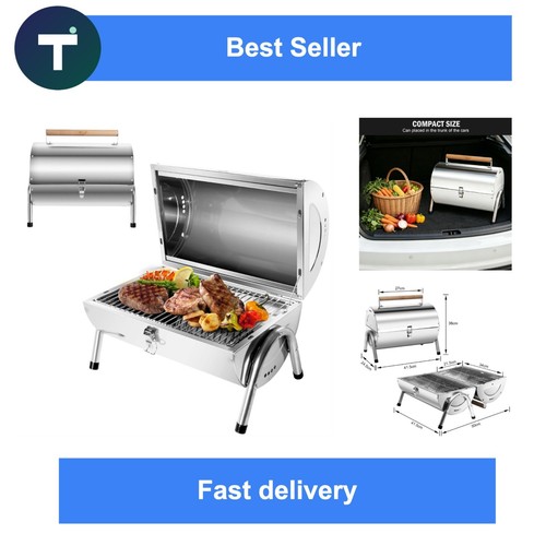 Barbecue portable charbon en - 2,
