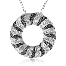 0.50ct Tdw Diamant Vague Éternité Collier, 4 Options