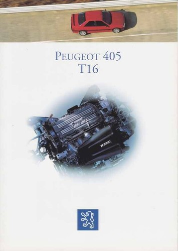 Catalogue peugeot 405 t16 1993 - peugeot,