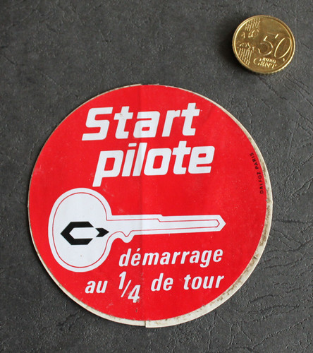Autocollant sticker start - -,