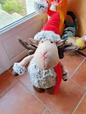 Décoration Noël  Père Noël qui tient debout  53cm TBE--les jambes s'allongent