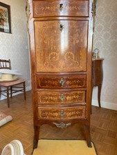 Secrétaire de Dame époque Napoléon III en marqueterie de bois précieux
