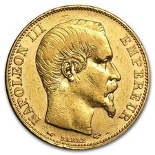 Gold World French 20 Franc