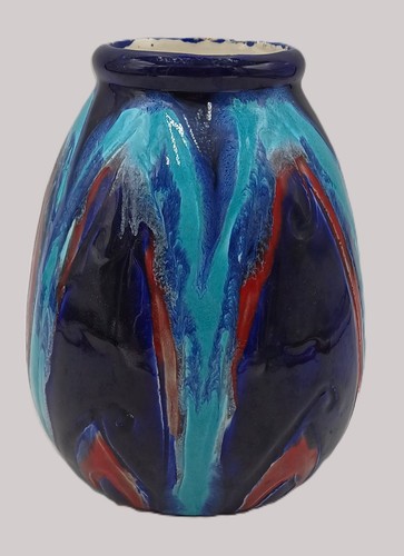 Vase faïence art déco - art,