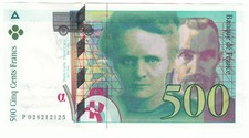 (FR1) 500 FRANCS PIERRE ET MARIE CURIE 1994 SPL Fayette 76.1 500F330