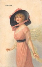 Cpa illustrateur femme 1900 - cpa,