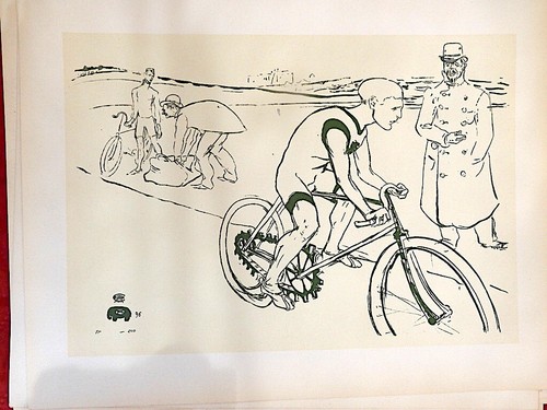 Affiche lithographie illustré - affiche,