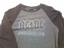 AC/DC Shirt Back in Blac Long