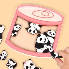 Puzzle Panda Montessori pour cadeaux de fête, jouet cadeau d'anniversaire