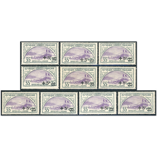 France lot timbres - lot, de