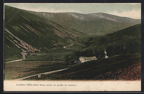 Carte postale lowther hills - carte,