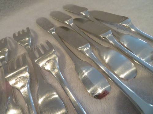 French silverplate fish - 6,
