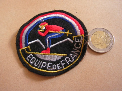 Patch ancien ski equipe - ,