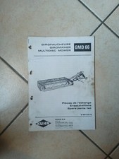 Livret Piece Kuhn Girofaucheuse Gmd