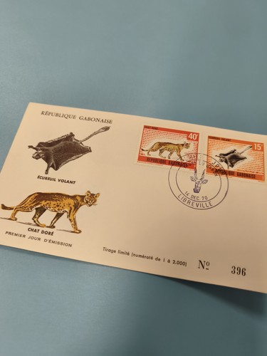 Enveloppe fdc gabon - enveloppe,