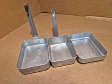 Ancienne Gamelle Militaire Aluminium 3 Éléments