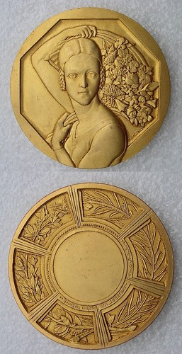 Superbe medaille art deco - art,