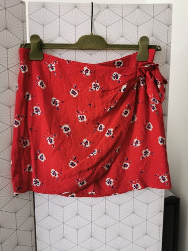Jupe rouge motifs sezane - à,