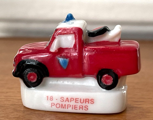 Fève camion pompier - fève,