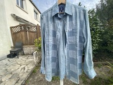 Chemise En Lin Bleue T.S