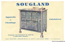 BY-BFP2-0336-PUBLICITE - SOUGLAND - APPAREILS DE CHAUFFAGE - CUISINIERES - FOU