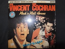 VINYL 45 TOURS GENE VINCENT / EDDIE COCHRAN / ROCK' N ROLL HEROES / BBR 1713 /