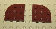 Lego RedBrown Plate Round