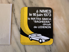 RARE - Original 1973 Matra Simca Bagheera Sticker - Collector