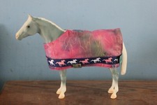 Peter Stone / Breyer Model Horses Multicolor Blanket With Running Horse Ribbon