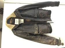 Veste en cuir Abercrombie &