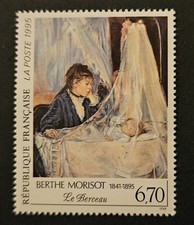 Timbre Stamp France - YT 2972 Tableau de Morisot - Le berceau - Neuf** 