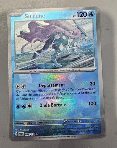 Carte pokémon suicune 024 - pokémon, 024/131