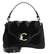 COCCINELLE sac à épaule bandoulière C-Me N.Geo.Pat Handbag Noir / Noir