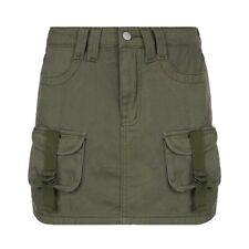 Femme Jupe Cargo Mini Courte