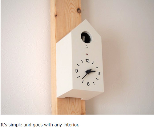 Muji cuckoo clock white - muji,