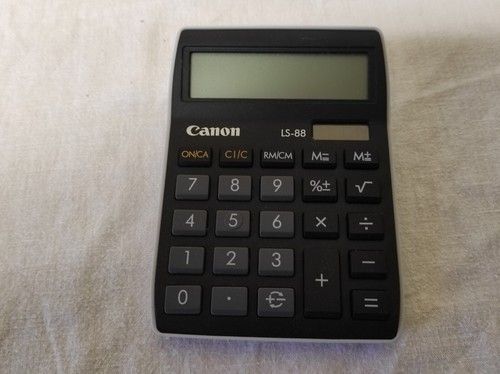 Canon calculatrice solaire - canon,