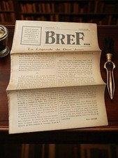 Journal ancien années 1925 vintage rétro presse collection histoire d'époque