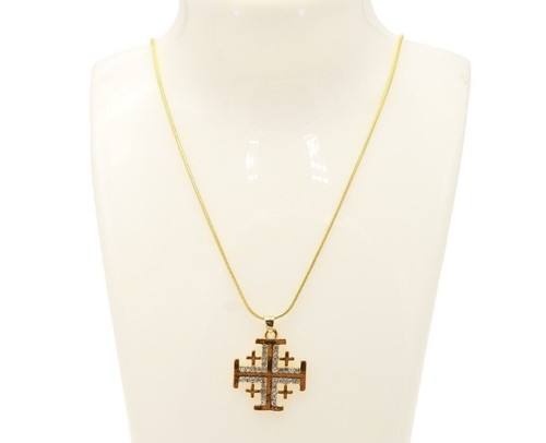Collier croix remplie or - collier, d'or