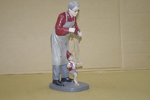 Marionnettiste avec figurine - marionnettiste,