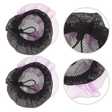  Lot de 20 filets à chignon vintage pour femme, accessoires de danse, pour le